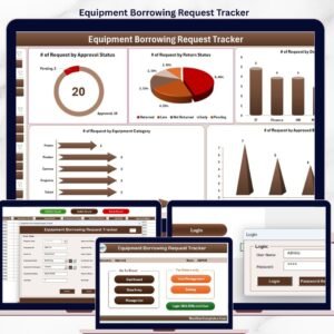 Equipment Borrowing Request Tracker in Excel