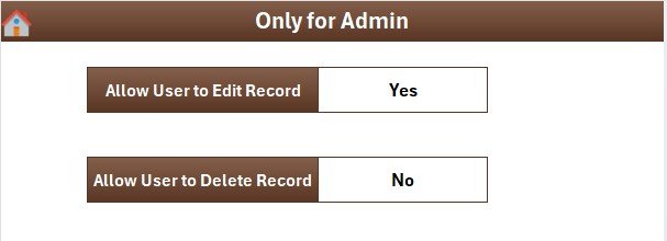 Equipment Borrowing Request Tracker Settings Sheet