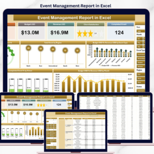 Event Management Report in Excel