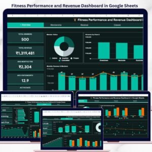 Fitness Performance and Revenue Dashboard in Google Sheets