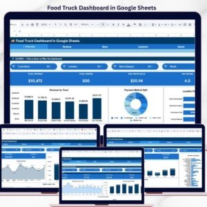 Food Truck Dashboard in Google Sheets