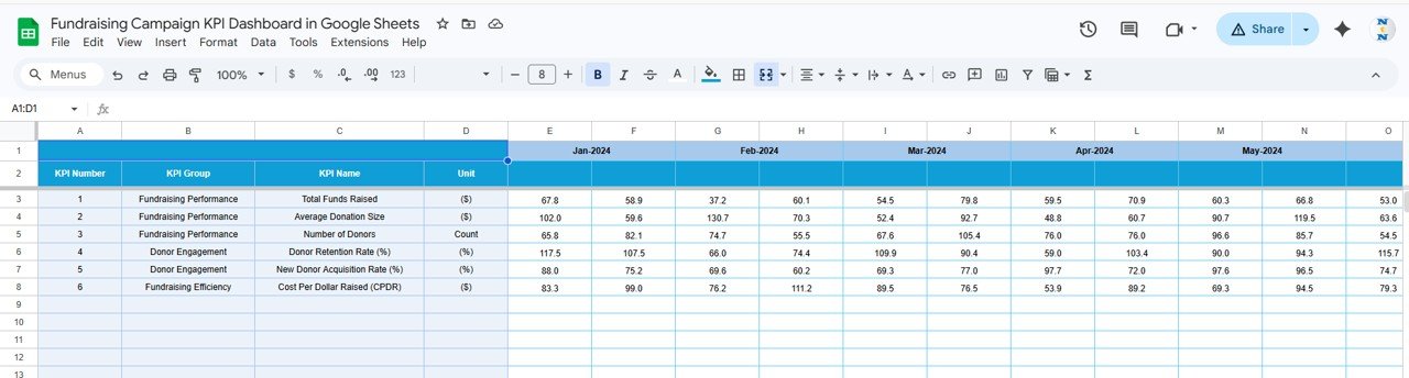 Target Number Input Sheet