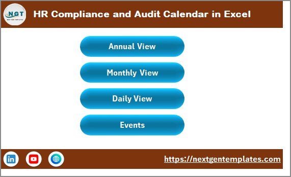 HR Compliance and Audit Calendar in Excel