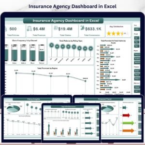Insurance Agency Dashboard in Excel