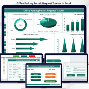 Office Parking Permit Request Tracker in Excel
