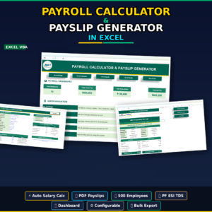 Payroll Calculator and Payslip Generator in Excel