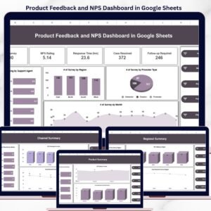 Product Feedback and NPS Dashboard in Google Sheets