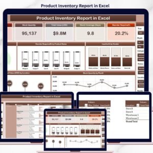 Product Inventory Report in Excel