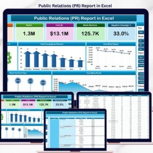 Public Relations (PR) Report in Excel
