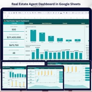Real Estate Agent Dashboard in Google Sheets