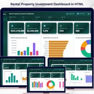 Rental Property Investment Dashboard in HTML