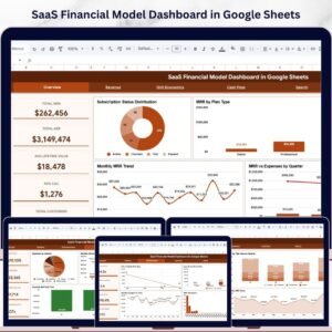 SaaS Financial Model Dashboard in Google Sheets