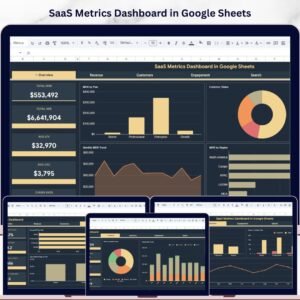 SaaS Metrics Dashboard in Google Sheets
