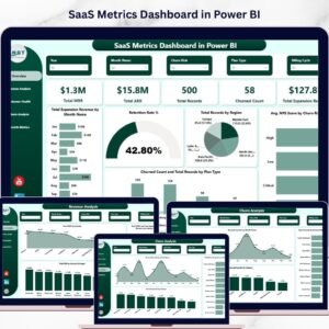 SaaS Metrics Dashboard in Power BI
