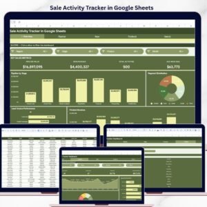 Sale Activity Tracker in Google Sheets