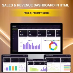 Sales and Revenue Command Center Dashboard – Free AI Prompt Guide