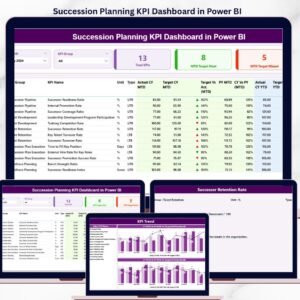 Succession Planning KPI Dashboard in Power BI