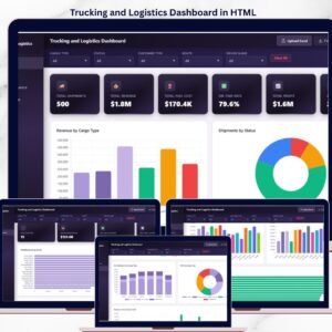 Trucking and Logistics Dashboard in HTML