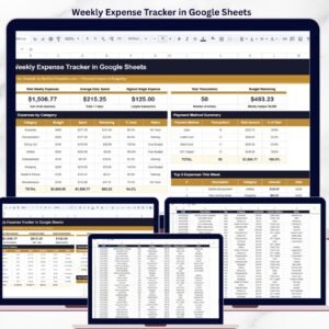 Weekly Expense Tracker in Google Sheets