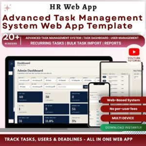 Advanced Task Management System Web App Template