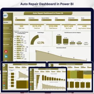 Auto Repair Dashboard in Power BI