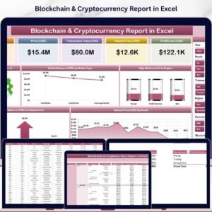 Blockchain & Cryptocurrency Report in Excel