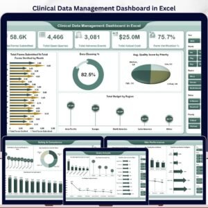 Clinical Data Management Dashboard in Excel