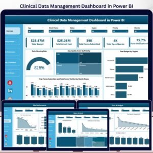 Clinical Data Management Dashboard in Power BI