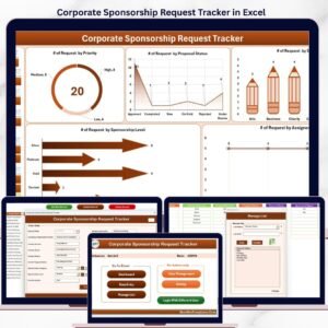 Corporate Sponsorship Request Tracker in Excel