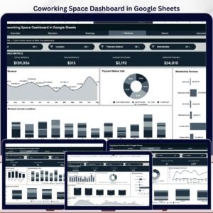 Coworking Space Dashboard in Google Sheets