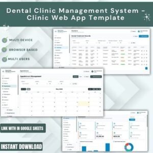Dental Clinic Management System - Clinic Web App Template
