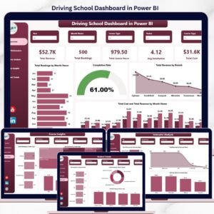 Driving School Dashboard in Power BI