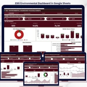 ESG Environmental Dashboard in Google Sheets