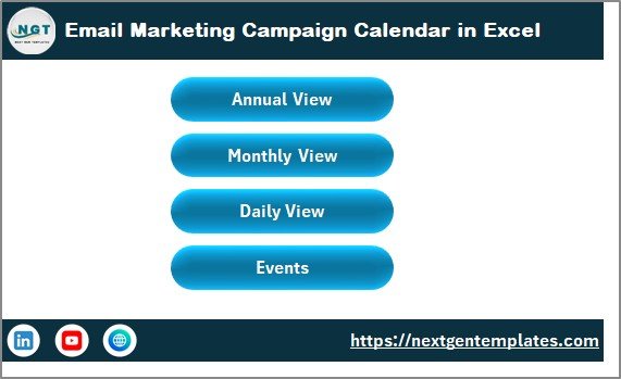 Email Marketing Campaign Calendar in Excel