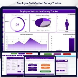 Employee Satisfaction Survey Tracker in Excel