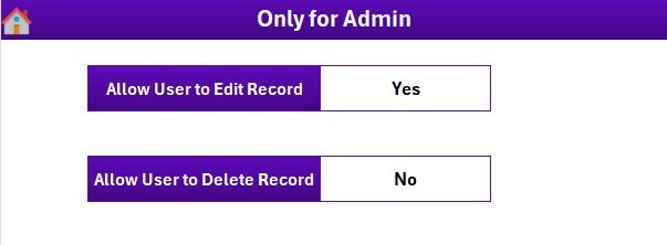 Settings Sheet