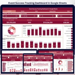Event Success Tracking Dashboard in Google Sheets