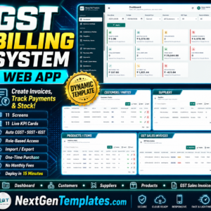 GST Billing System Web App