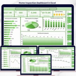 Home Inspection Dashboard in Excel