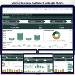 Moving Company Dashboard in Google Sheets