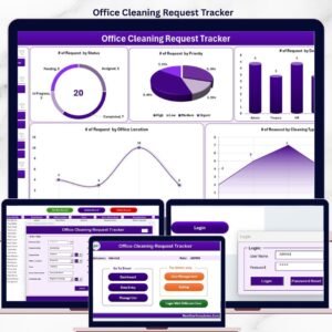 Office Cleaning Request Tracker in Excel