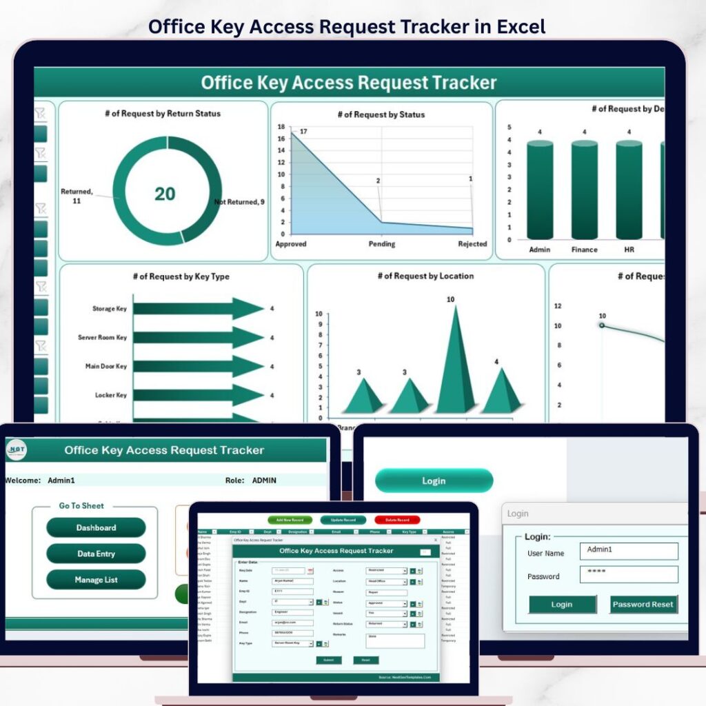 IT System Access Request Tracker in Excel - Next Gen Templates