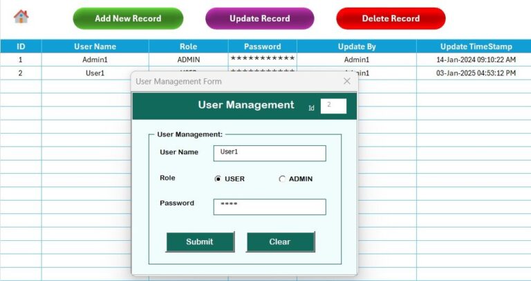Office Key Access Request Tracker in Excel - Next Gen Templates