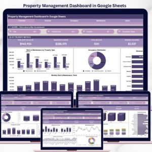 Property Management Dashboard in Google Sheets