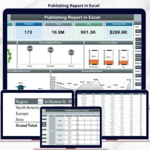 Publishing Report in Excel