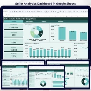 Seller Analytics Dashboard in Google Sheets