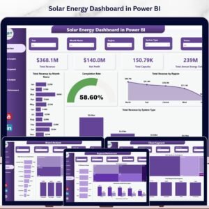 Solar Energy Dashboard in Power BI