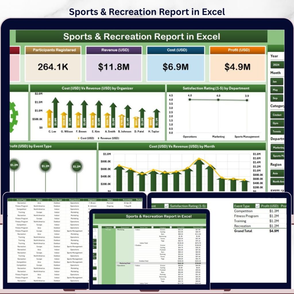 IT Support Ticket Report in Excel - Next Gen Templates