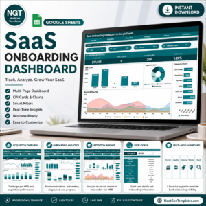 SaaS Onboarding Dashboard in Google Sheets
