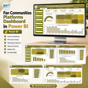 Fan Communities Platforms Dashboard in Power BI